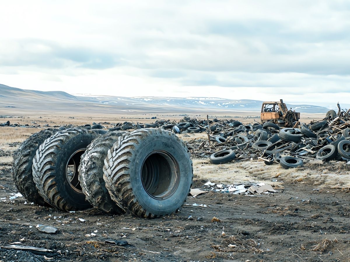 OTR tire disposal environmental burden