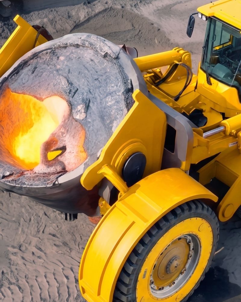 Slag pot carrier application